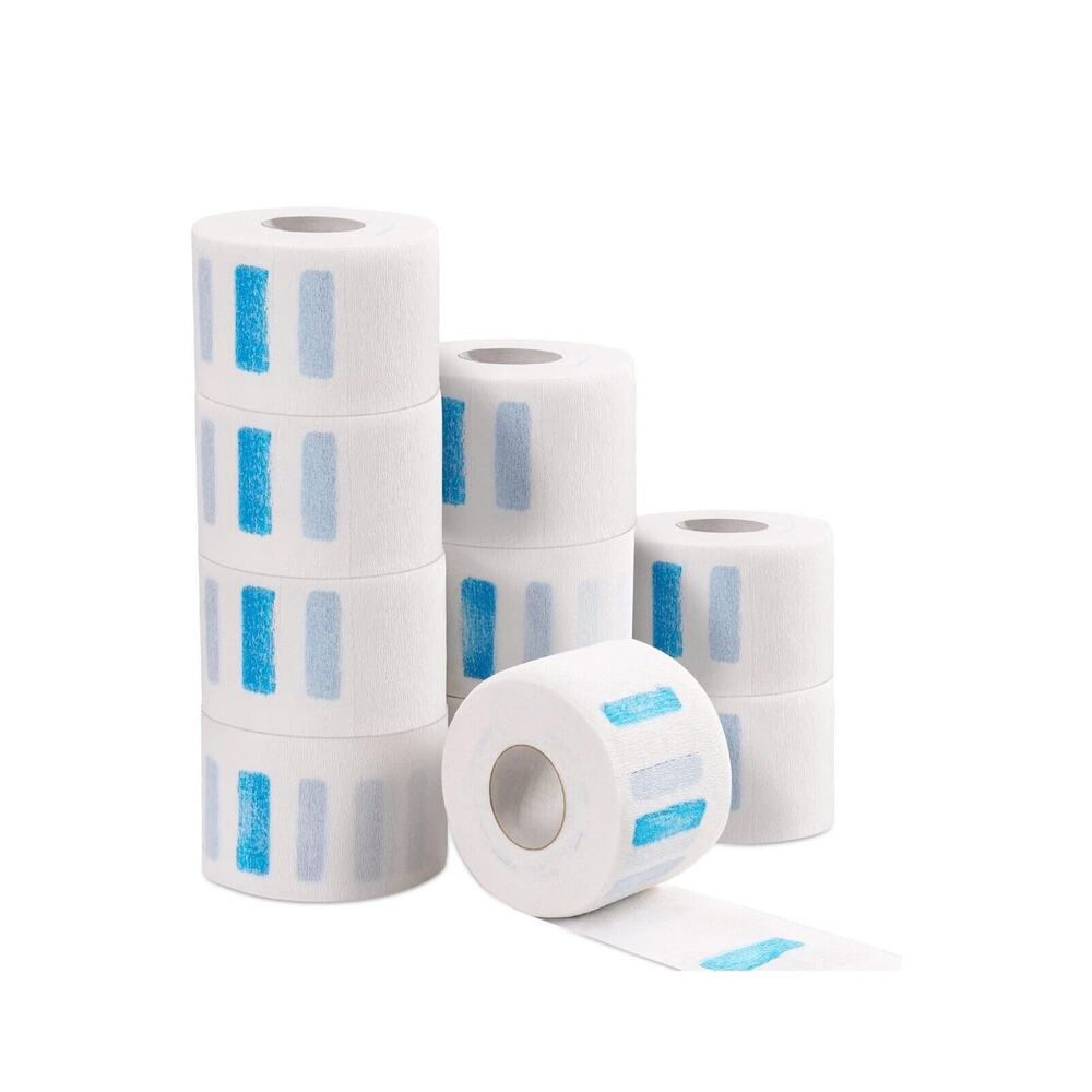 800 Pack 10 Rolls Disposable Elastic Barber Paper Neck Strips Disposable